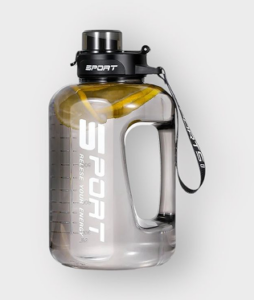 Gourde de Sport XXL avec Bouchon Coloré - BOOSTER - Vert clair _ 2_5L