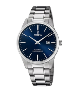 Montres Festina F20511_3 Acier Boucle déployante simple Blanc Ronde - HIMHBQB9330