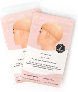 msjoli HD Transparent Wig Cap For Wigs Invisible Stocking Wig Caps For Lace Front Wigs B